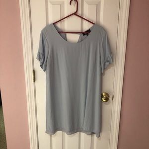 Lulus Blue/Gray Short Shift Dress large